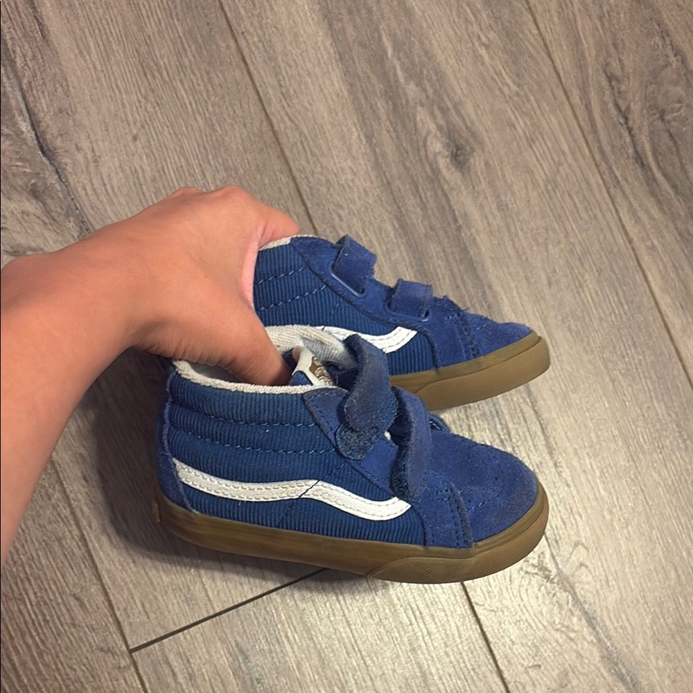 Vans Blue and White Classic Sneakers